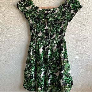 Salty Lemon Mini Skater Dress